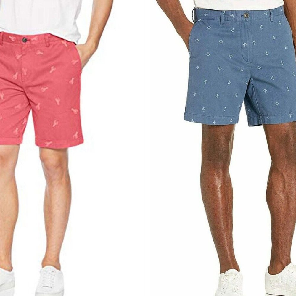 Bundle of 2  Men's Shorts Casual Walk Shorts -Big Sizes -42-44-46 -100% Cotton